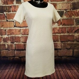 Off white textured knit Vero Moda high-low dress